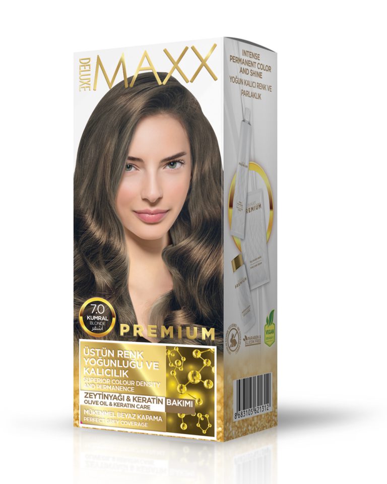 Maxx Deluxe Premium Half Kit Hair Dye 7.0 Blonde