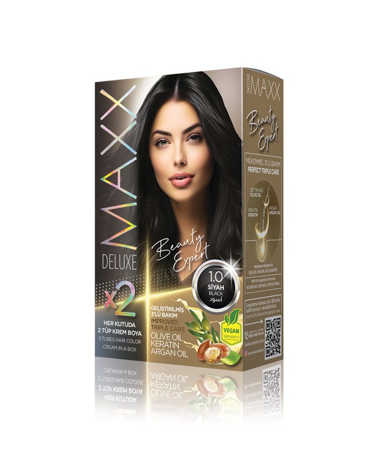 Maxx Deluxe Hair Dye Set 1.0 Black