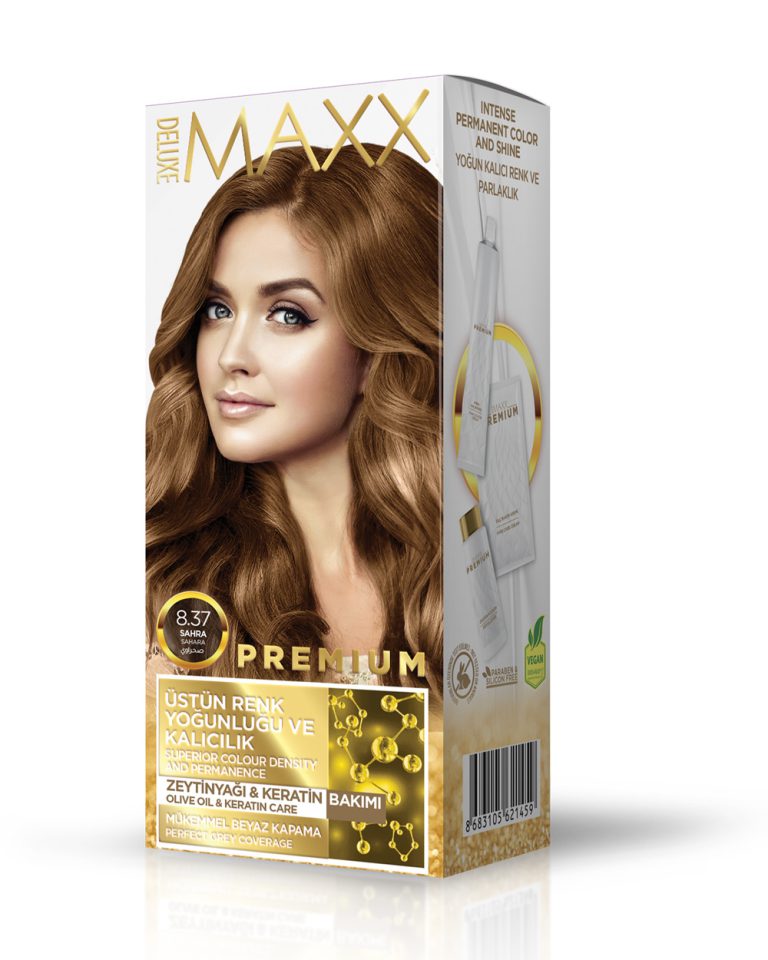 Maxx Deluxe Premium Half Kit Hair Dye 8.37 Sahara