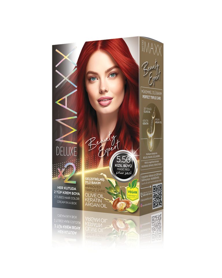Maxx Deluxe Hair Dye Set 5.56 Red Magic
