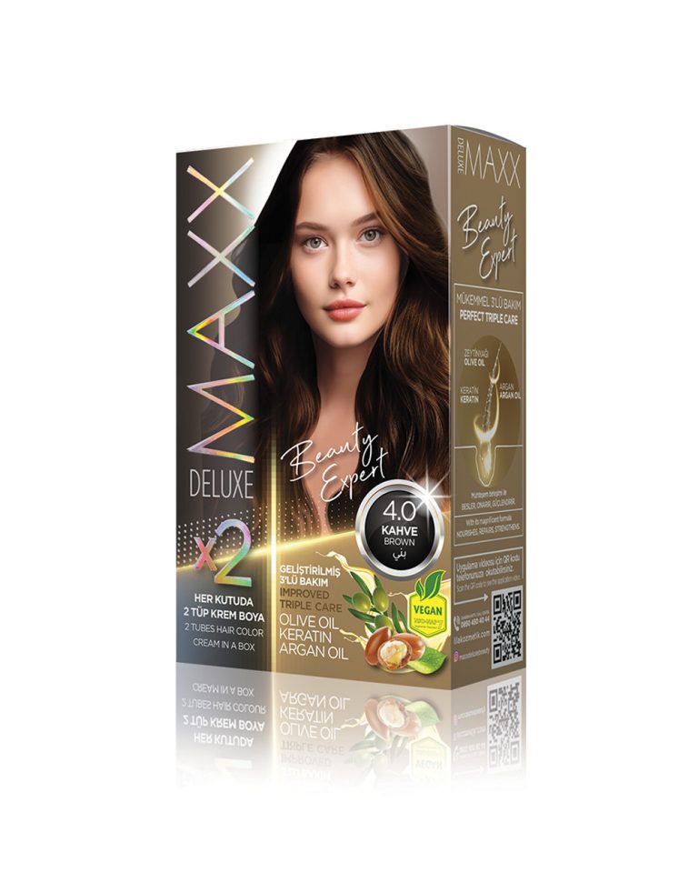 Maxx Deluxe Hair Dye Set 4.0 Brown
