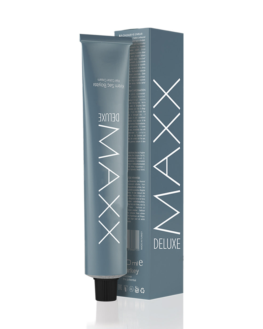 Maxx Deluxe Professional Tube Hair Dye Titanium Grey