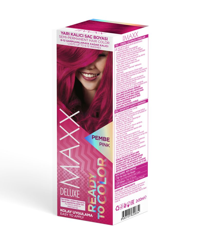 Maxx Deluxe Semi-Permanent Tube Colour Pink