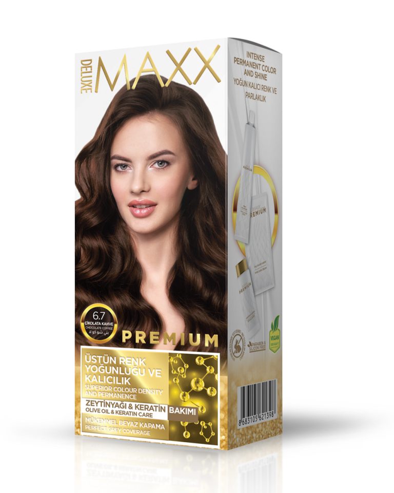 Maxx Deluxe Premium Half Kit Hair Dye 6.7 Chocolate Brown