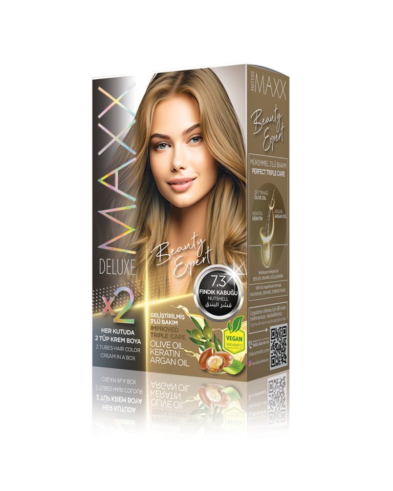 Maxx Deluxe Hair Dye Set 7.3 Hazelnut