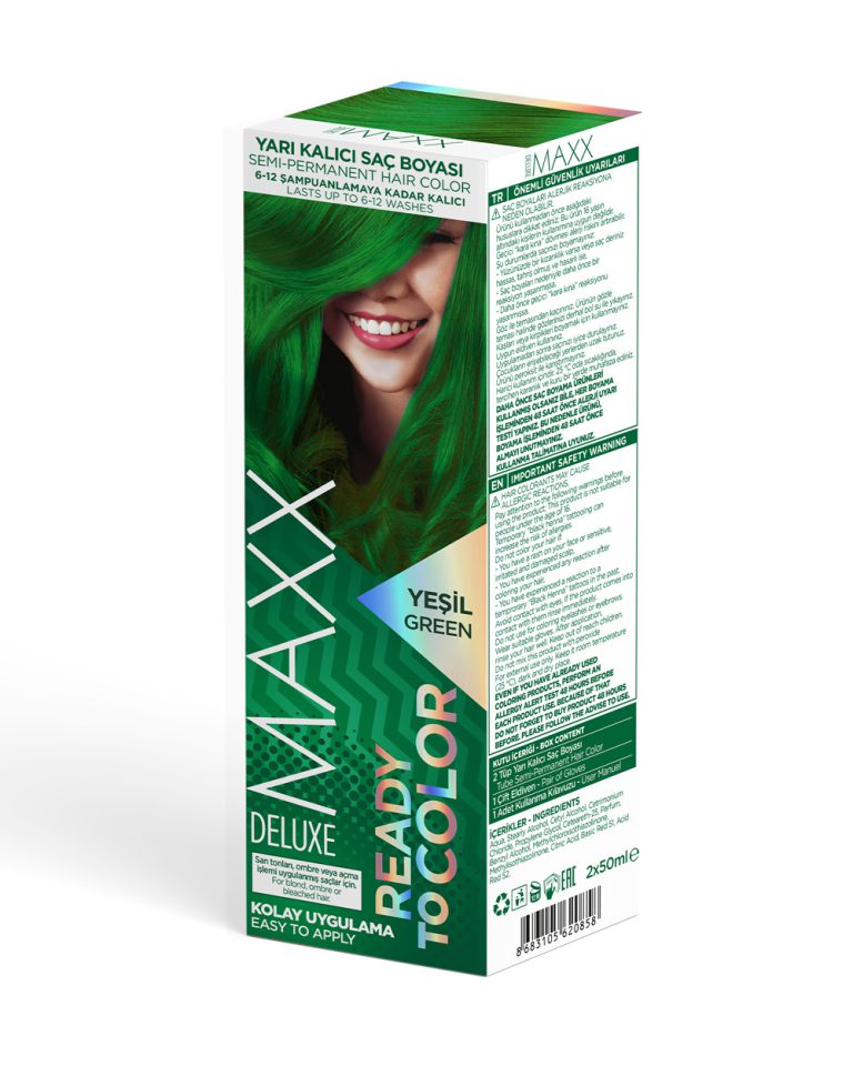 Maxx Deluxe Semi-Permanent Tube Colour Green