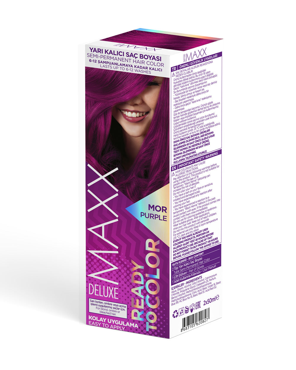 Maxx Deluxe Semi-Permanent Tube Colour Purple